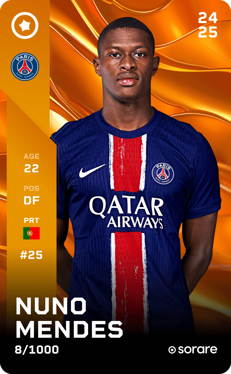 Nuno Mendes 2024-25 • Limited 8/1000