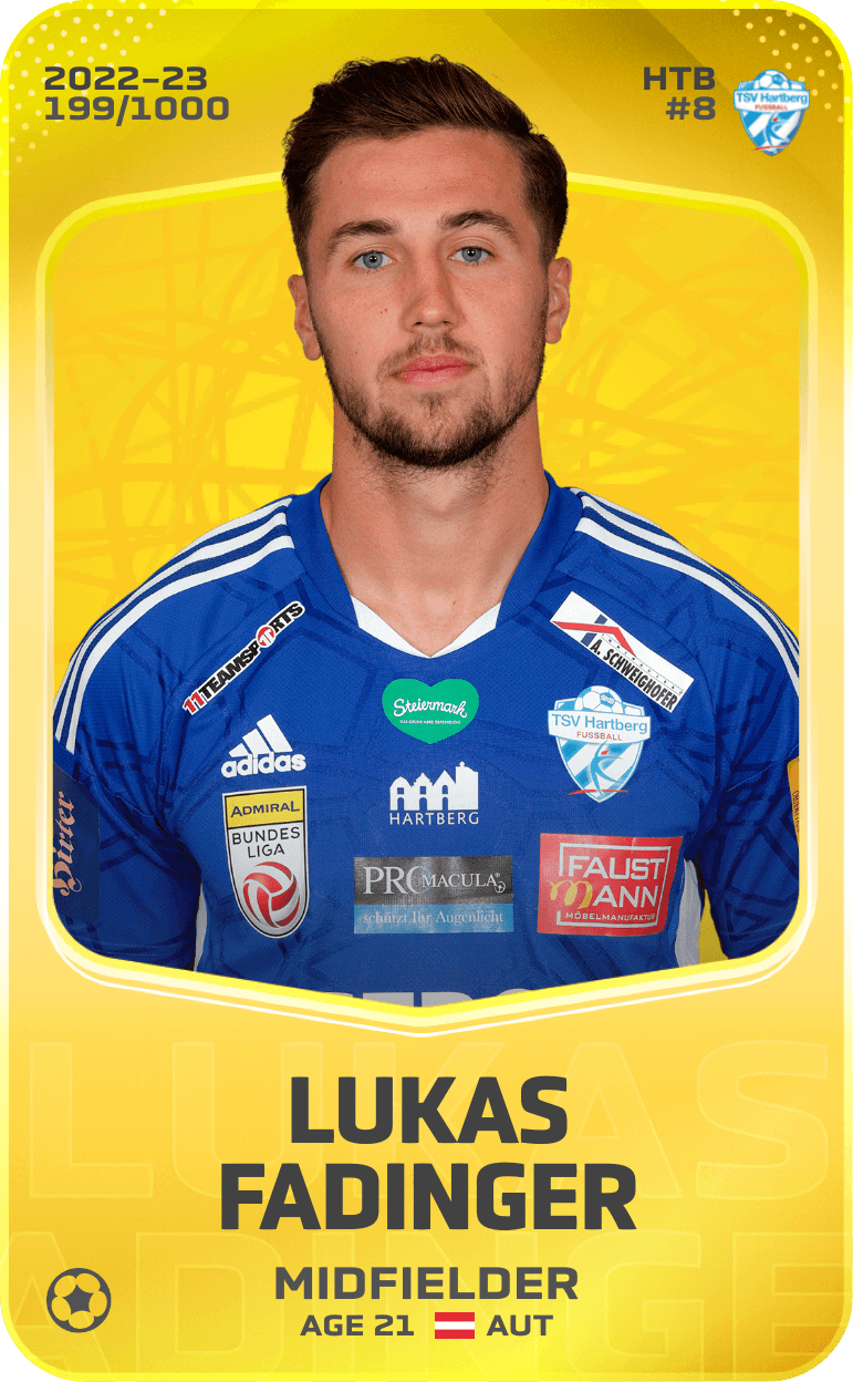 Lukas Fadinger 2022-23 • Limited 199/1000