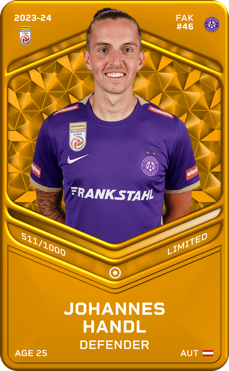 Johannes Handl 2023-24 • Limited 511/1000
