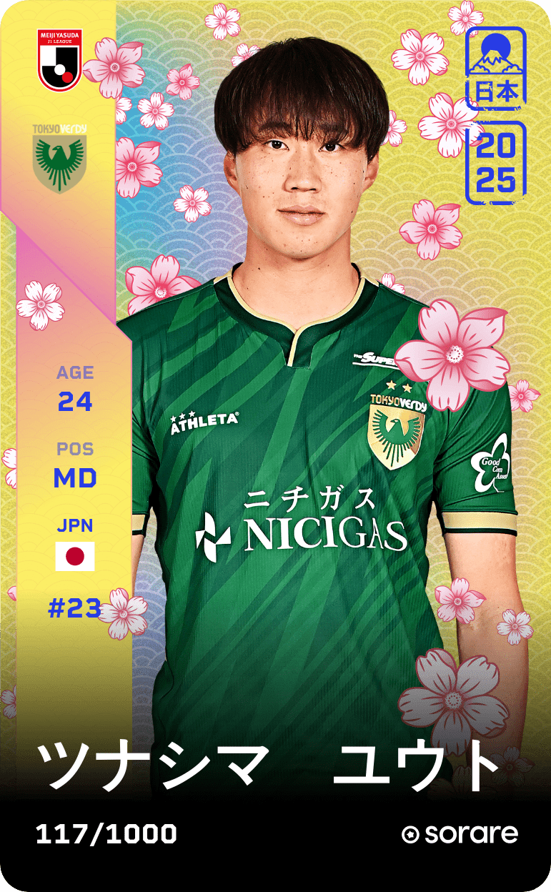 Yuto Tsunashima 2025-26 • Limited 117/1000
