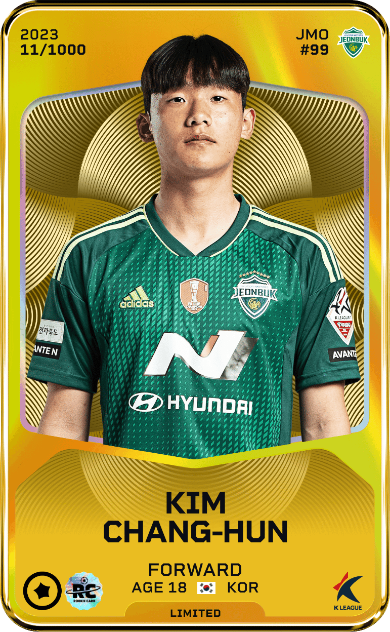 Kim Chang-Hun 2023-24 • Limited 11/1000