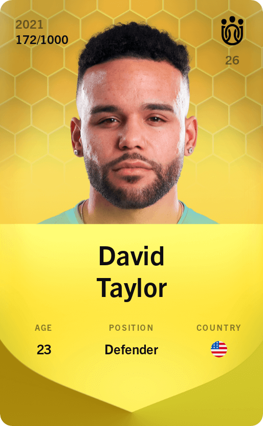 David Taylor 2021-22 • Limited 172/1000