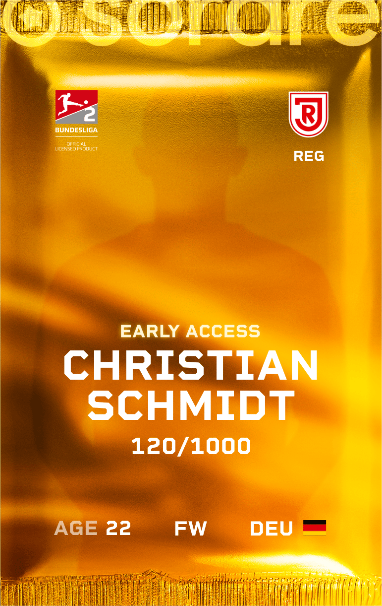 Christian Schmidt 2024-25 • Limited 120/1000