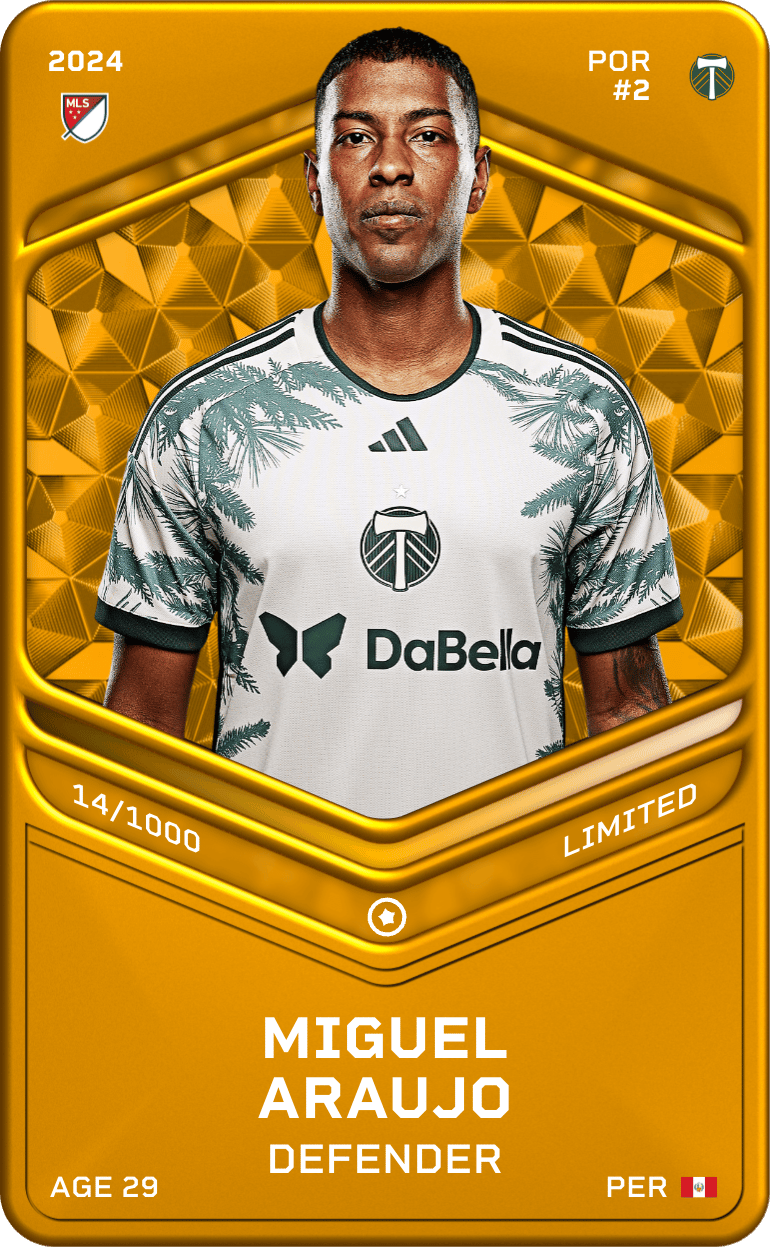 Miguel Araujo 2024-25 • Limited 14/1000