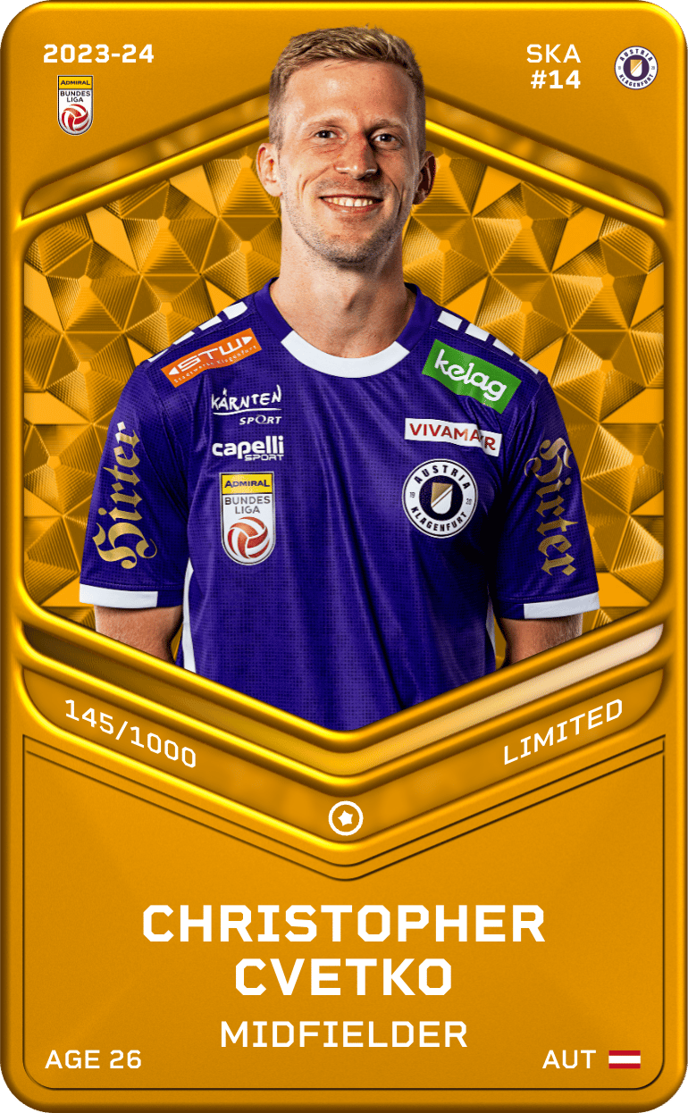 Christopher Cvetko 2023-24 • Limited 145/1000