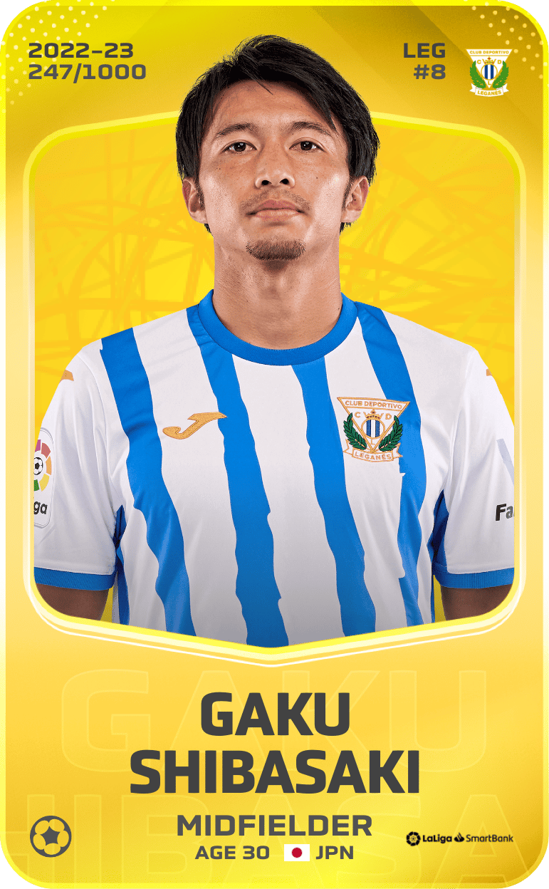 Gaku Shibasaki 2022-23 • Limited 247/1000