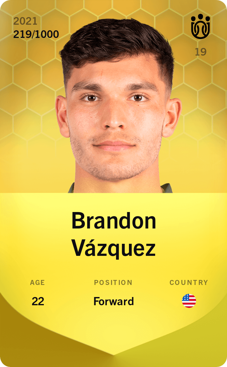Brandon Vázquez 2021-22 • Limited 219/1000