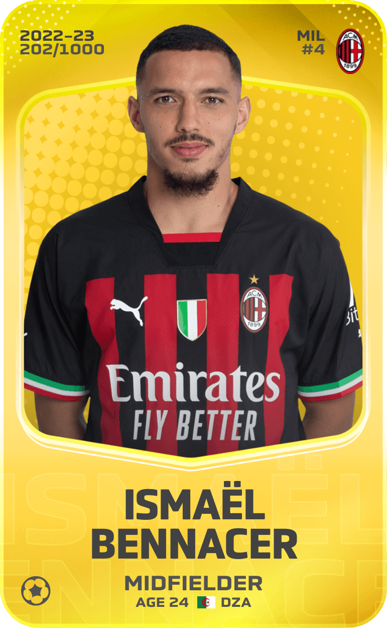 Ismaël Bennacer 2022-23 • Limited 202/1000