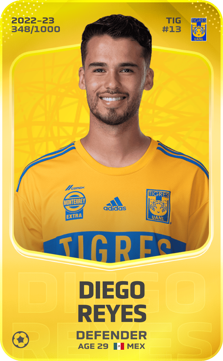 Diego Reyes 2022-23 • Limited 348/1000