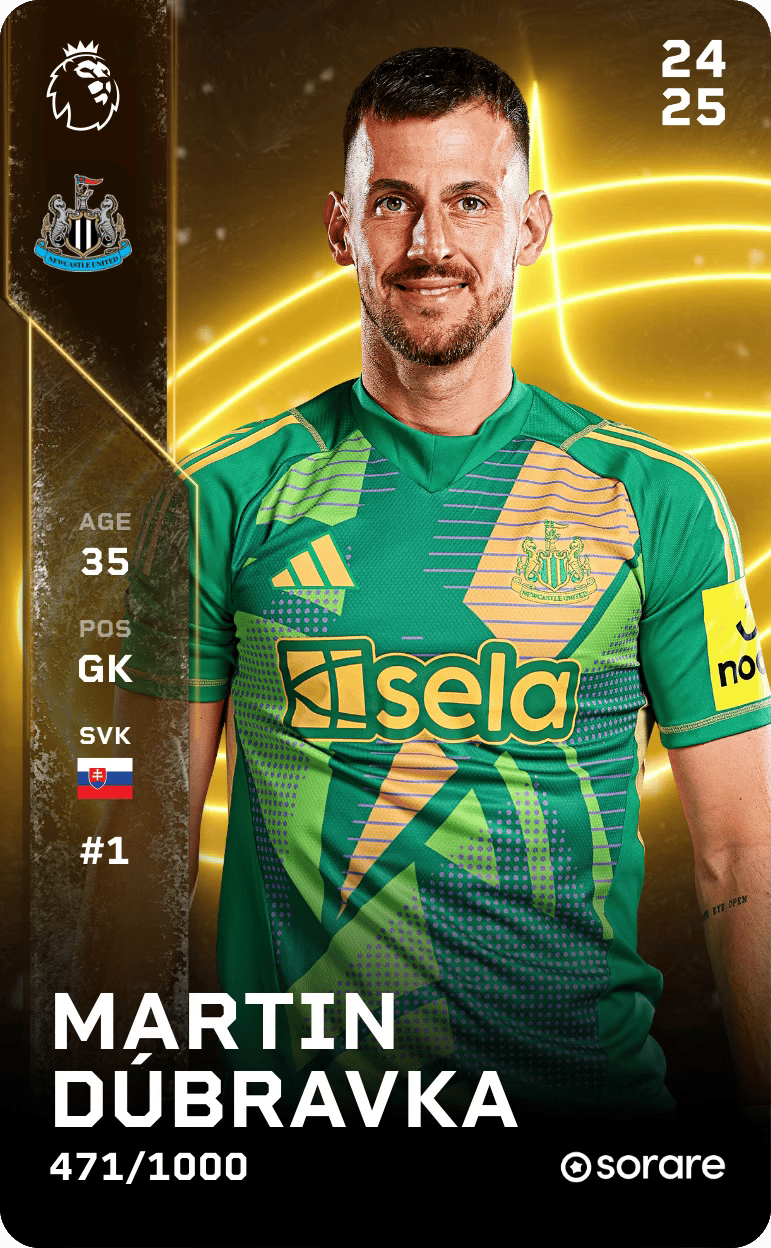 Martin Dúbravka 2024-25 • Limited 471/1000