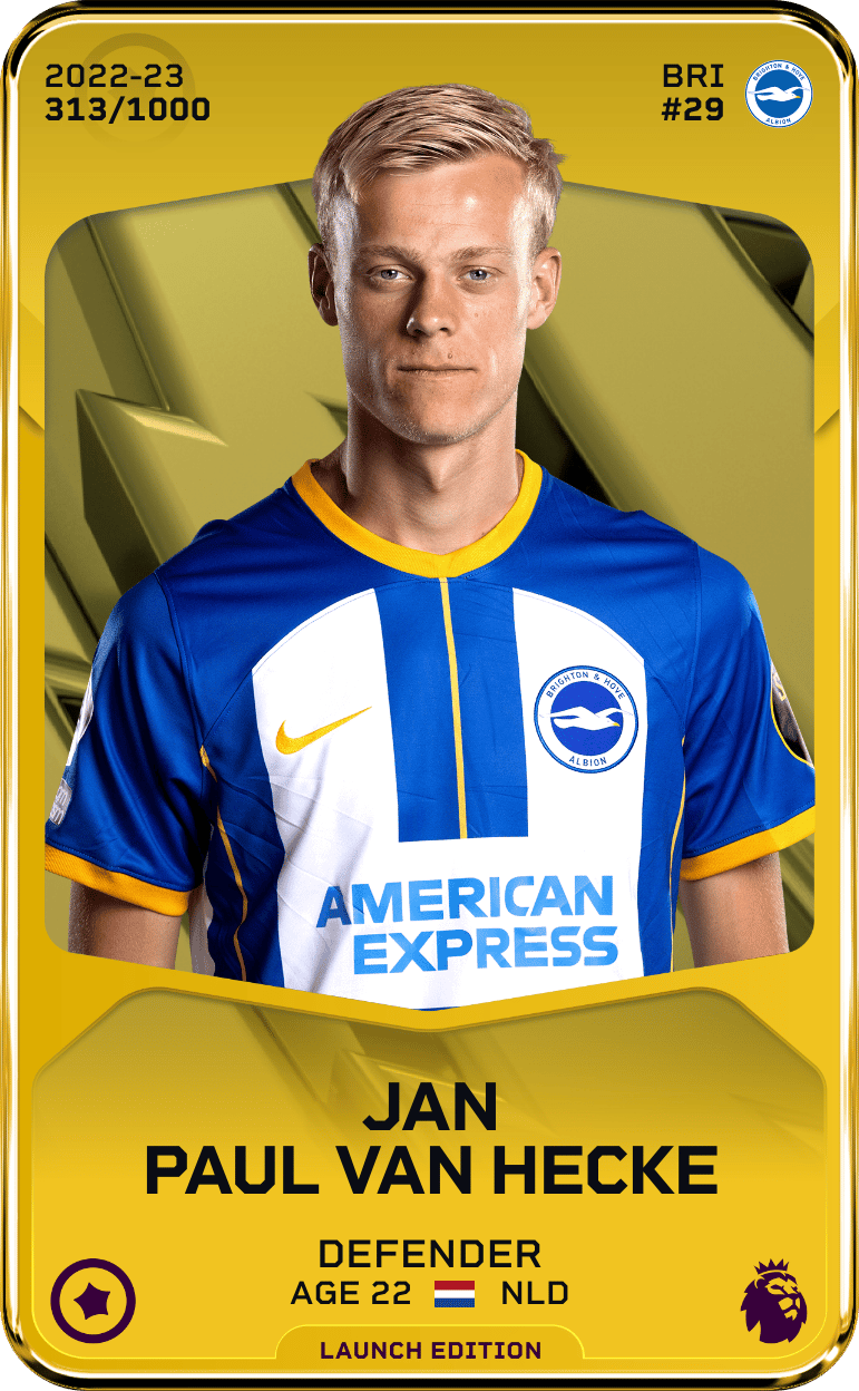 Jan Paul Van Hecke 2022-23 • Limited 313/1000