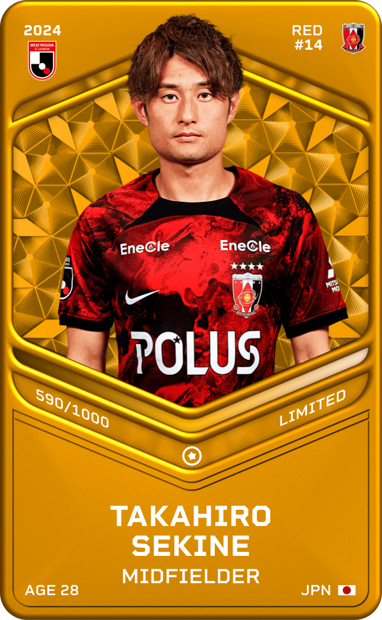 Takahiro Sekine 2024-25 • Limited 590/1000