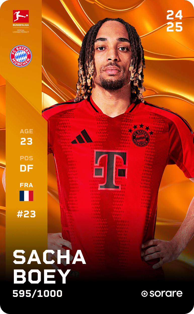 Sacha Boey 2024-25 • Limited 595/1000