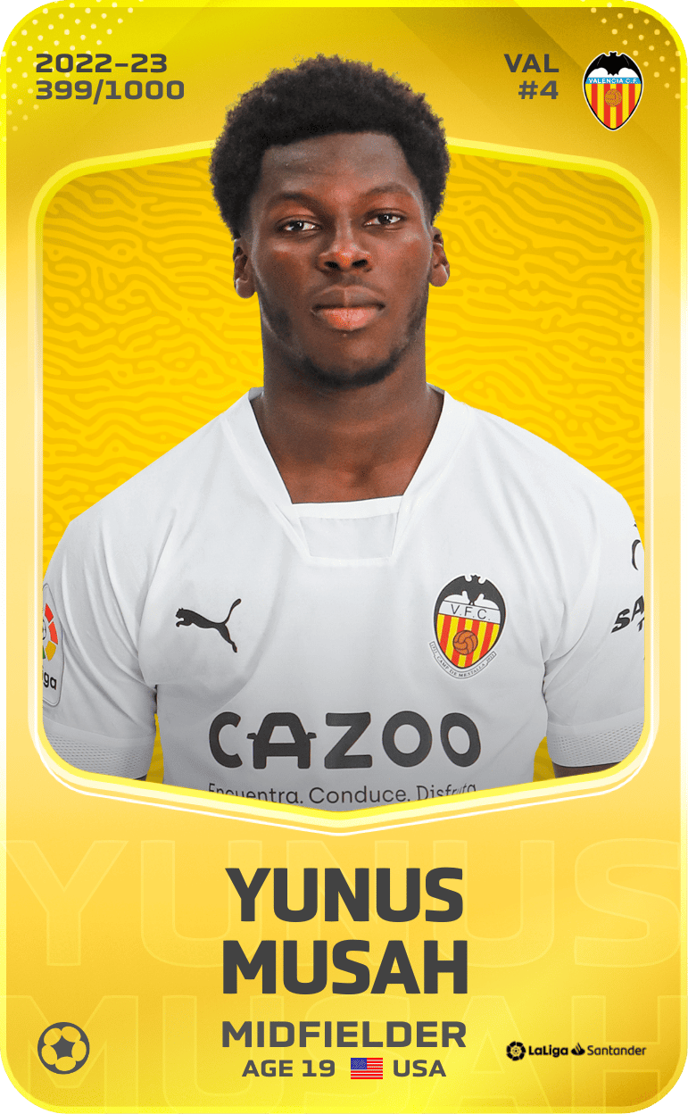 Yunus Musah 2022-23 • Limited 399/1000