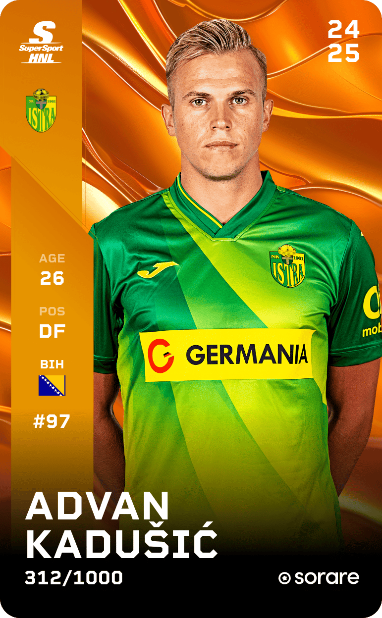 Advan Kadušić 2024-25 • Limited 312/1000
