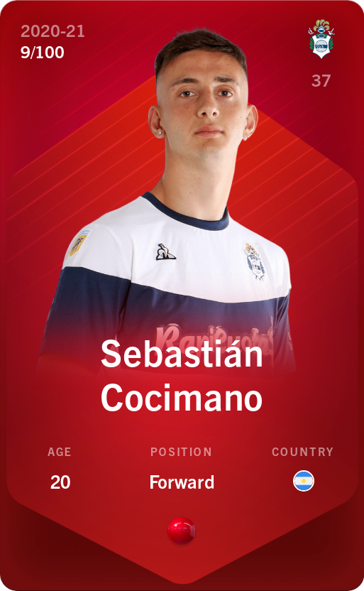 Sebastián Cocimano 2020-21 • Rare 9/100