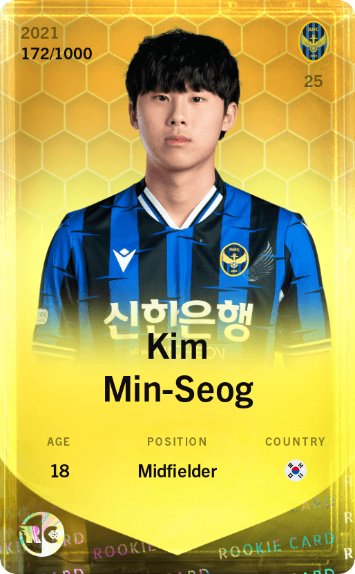 Kim Min-Seog 2021-22 • Limited 172/1000