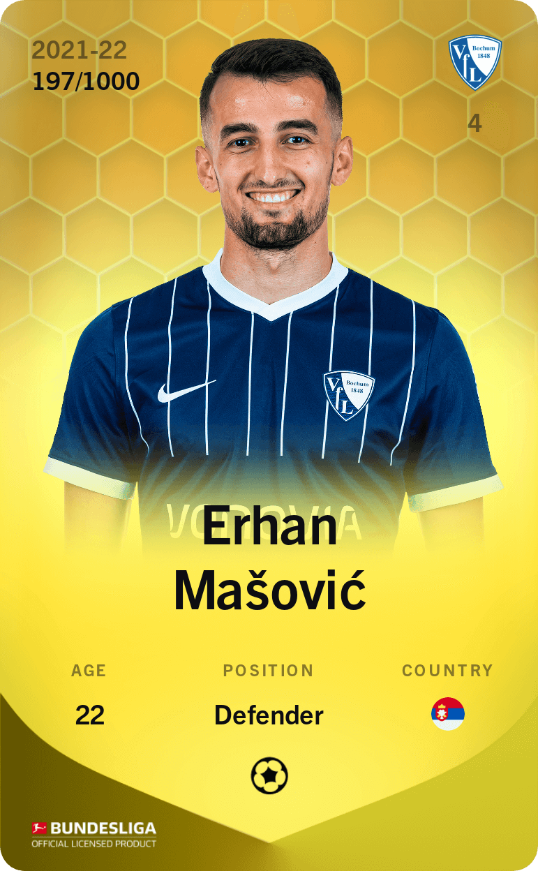 Erhan Mašović 2021-22 • Limited 197/1000