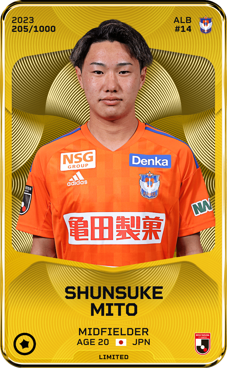 Shunsuke Mito 2023-24 • Limited 205/1000
