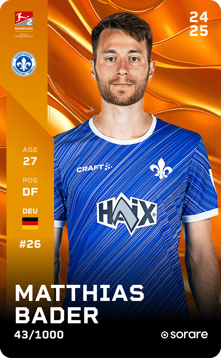 Matthias Bader 2024-25 • Limited 43/1000