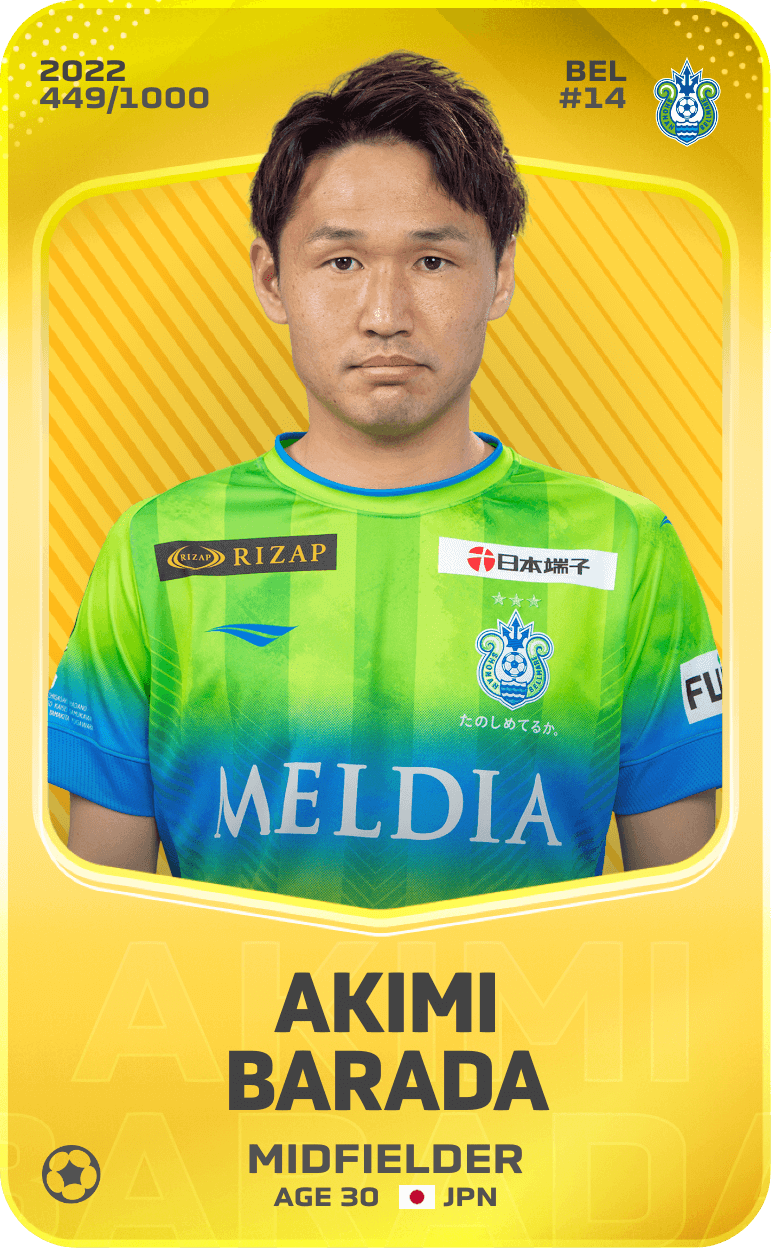 Akimi Barada 2022-23 • Limited 449/1000