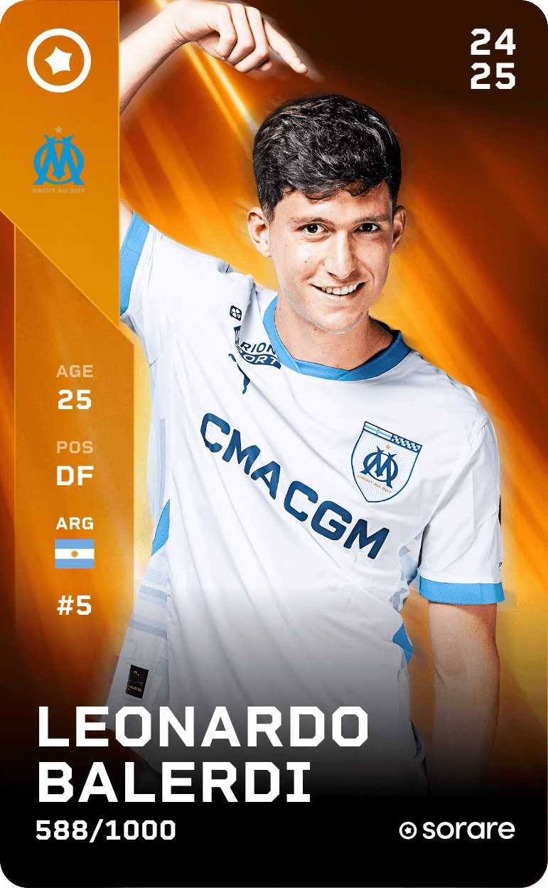 Leonardo Balerdi 2024-25 • Limited 588/1000