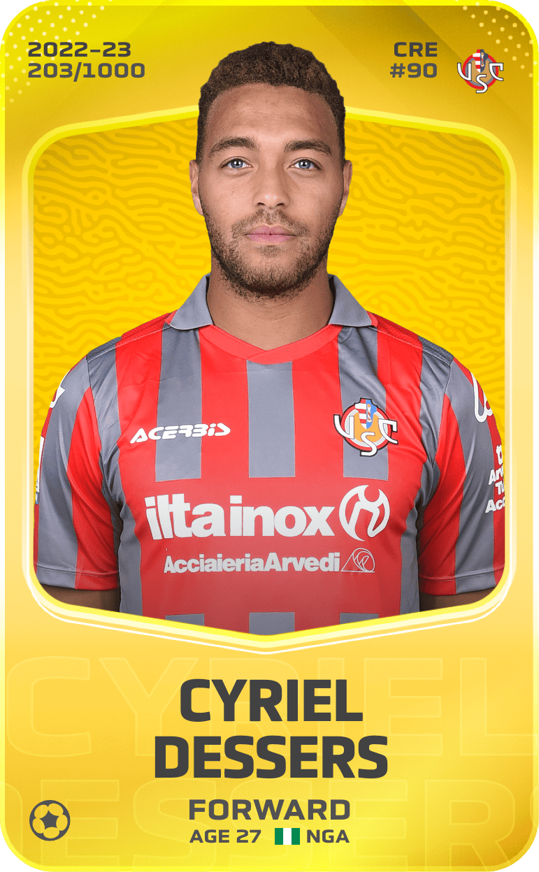 Cyriel Dessers 2022-23 • Limited 203/1000