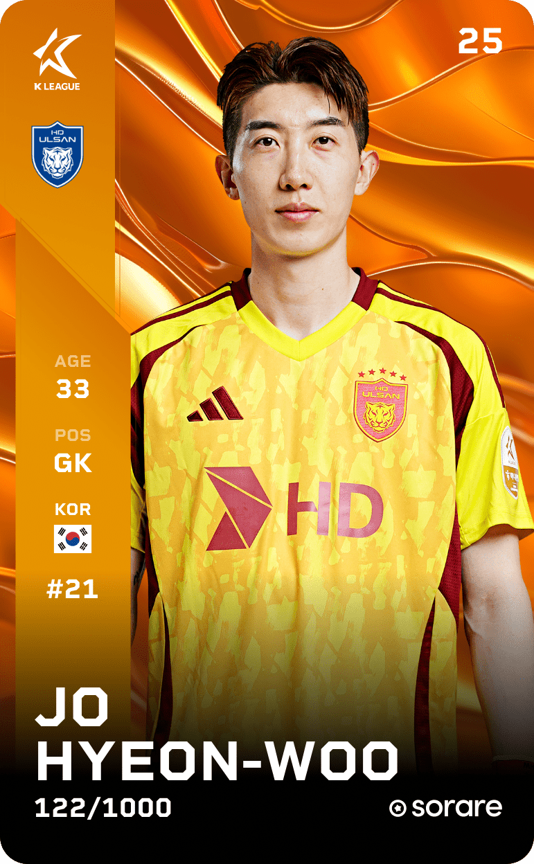 Jo Hyeon-Woo 2025-26 • Limited 122/1000