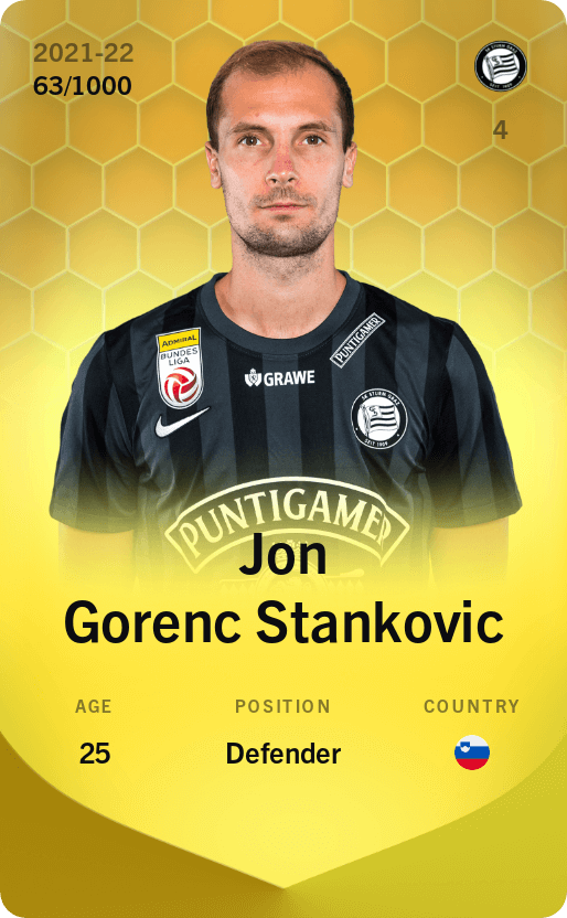 Jon Gorenc Stankovic 2021-22 • Limited 63/1000