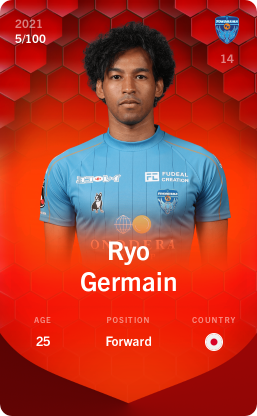 Sorare - Sorare Official - Ryo Germain 2021-22 • Rare 5/100 - NFT # 23356800768684826028916885599544735954123781398446076092667969106289545406092