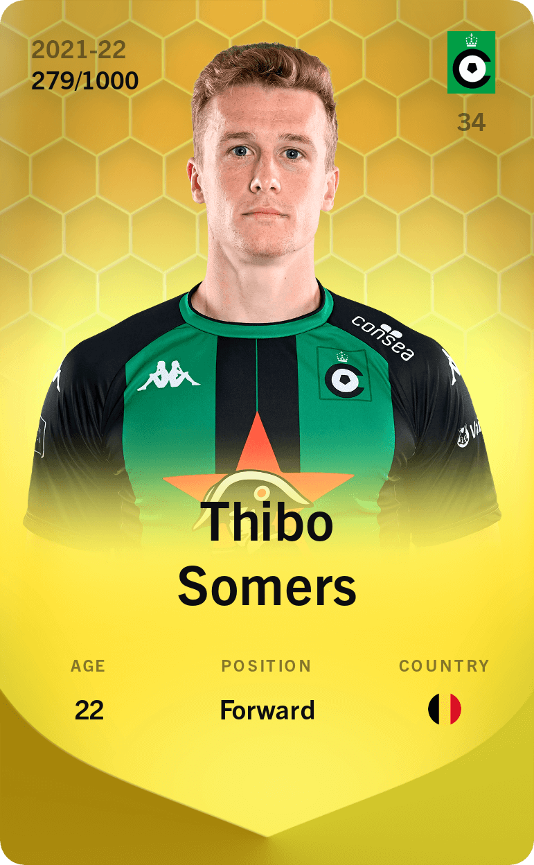 Thibo Somers 2021-22 • Limited 279/1000
