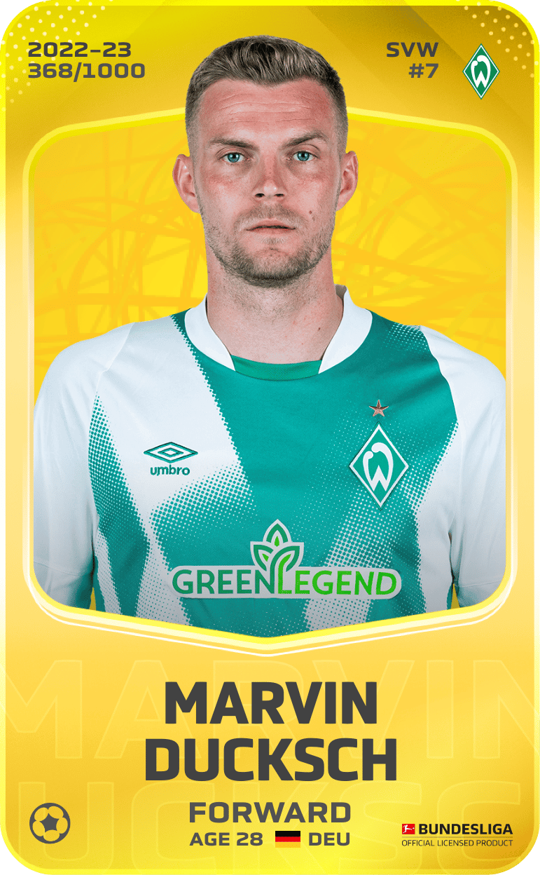 Marvin Ducksch 2022-23 • Limited 368/1000