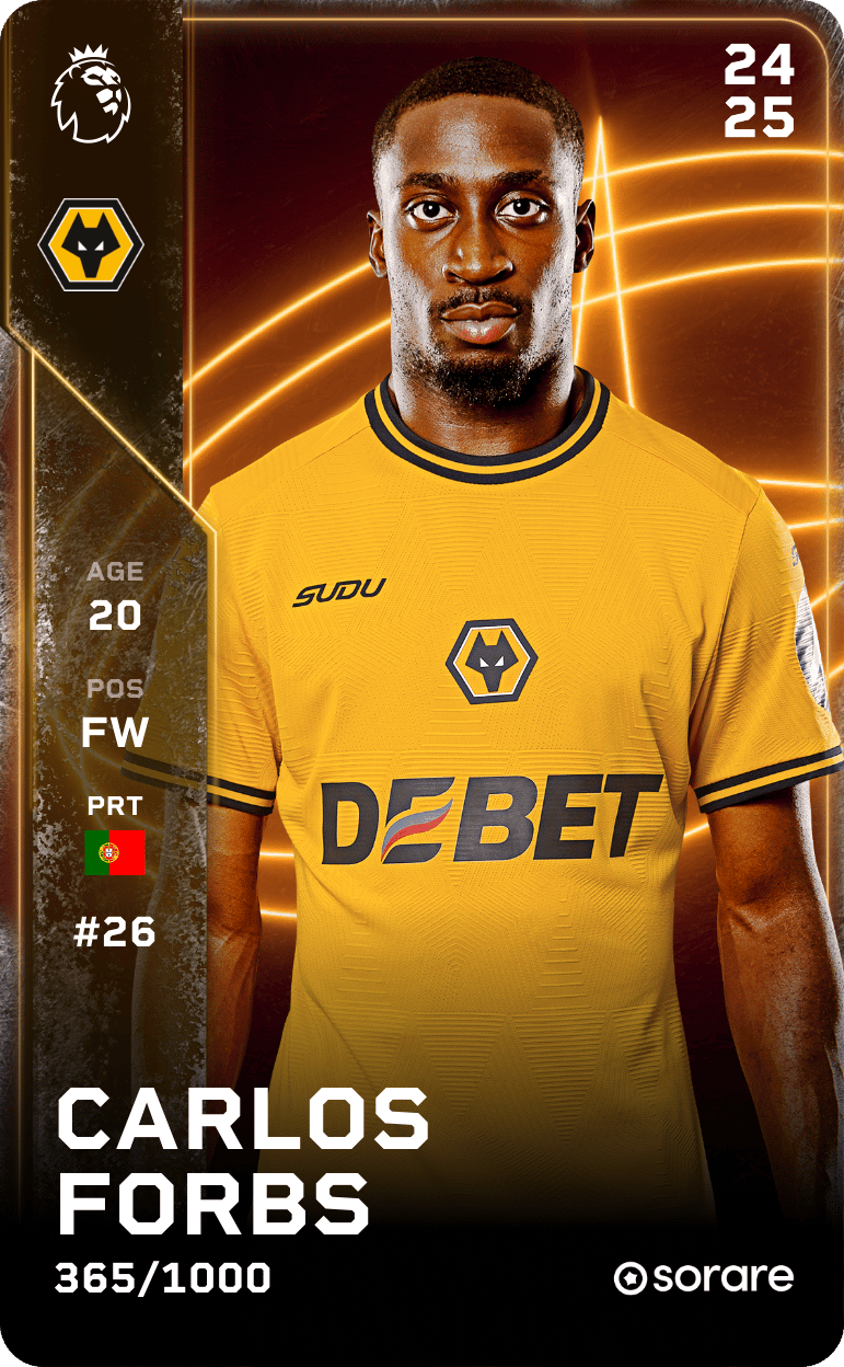 Carlos Forbs 2024-25 • Limited 365/1000