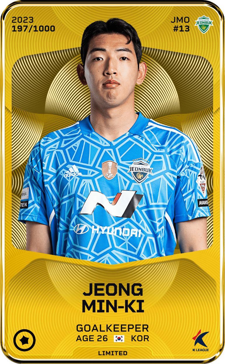 Jeong Min-Ki 2023-24 • Limited 197/1000
