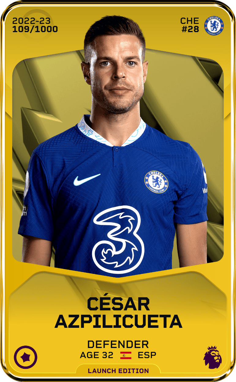 César Azpilicueta 2022-23 • Limited 109/1000