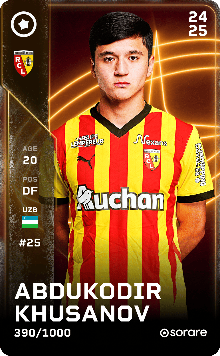 Abdukodir Khusanov 2024-25 • Limited 390/1000