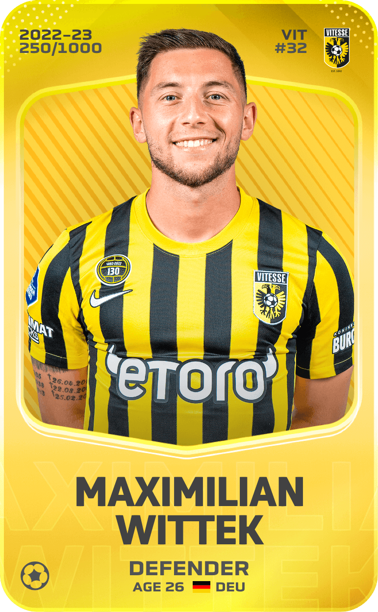 Maximilian Wittek 2022-23 • Limited 250/1000