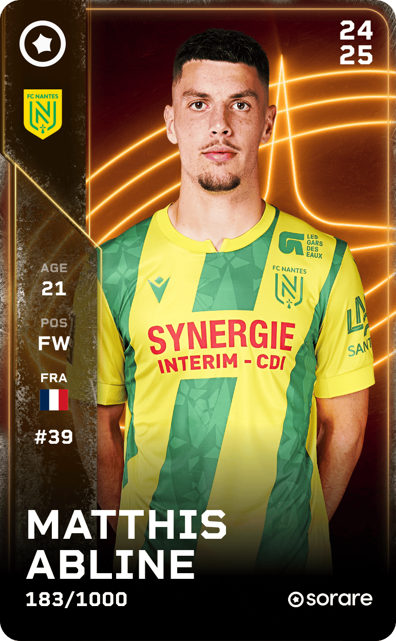 Matthis Abline 2024-25 • Limited 183/1000