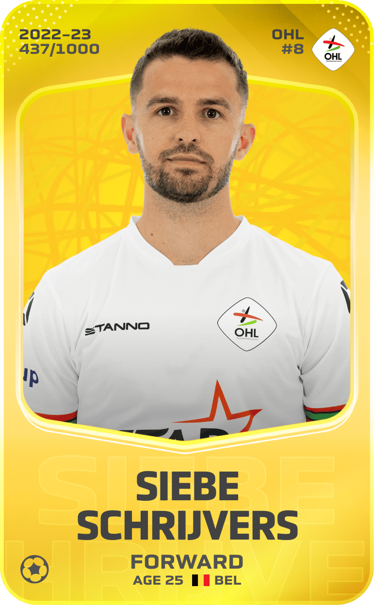 Siebe Schrijvers 2022-23 • Limited 437/1000