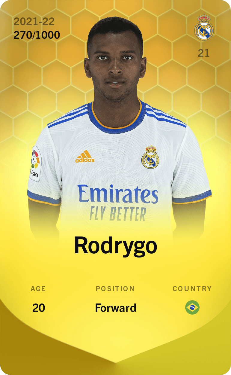Rodrygo 2021-22 • Limited 270/1000