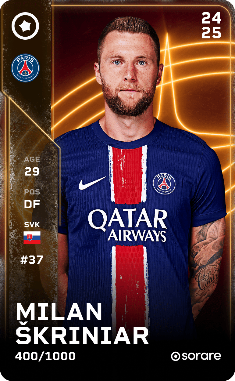 Milan Škriniar 2024-25 • Limited 400/1000