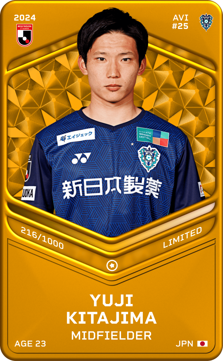 Yuji Kitajima 2024-25 • Limited 216/1000