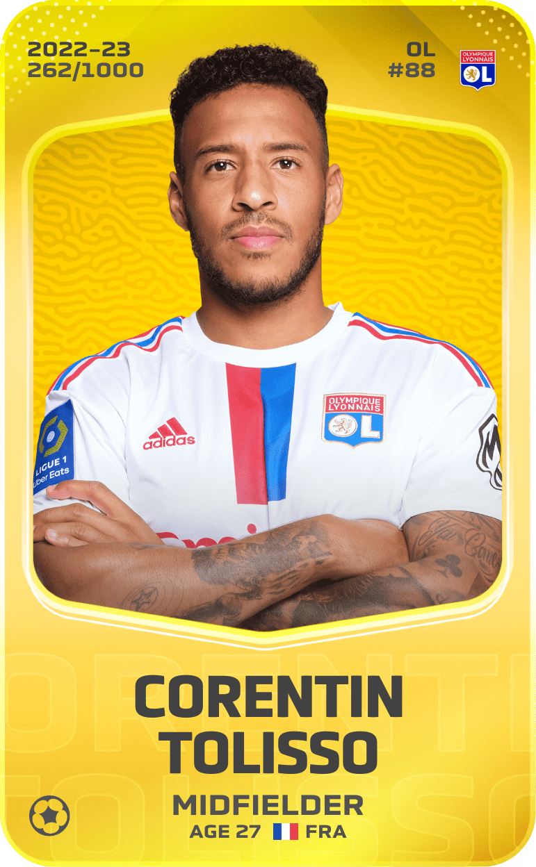 Corentin Tolisso 2022-23 • Limited 262/1000