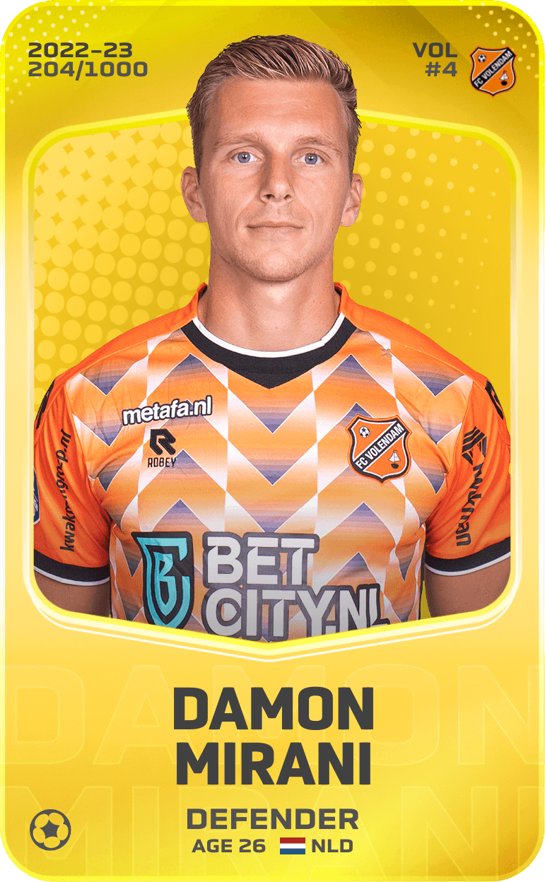 Damon Mirani 2022-23 • Limited 204/1000