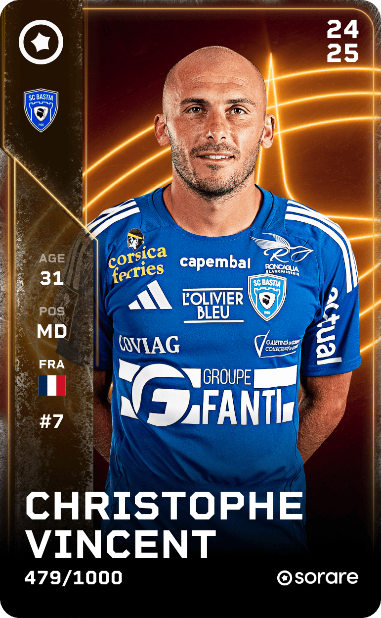 Christophe Vincent 2024-25 • Limited 479/1000