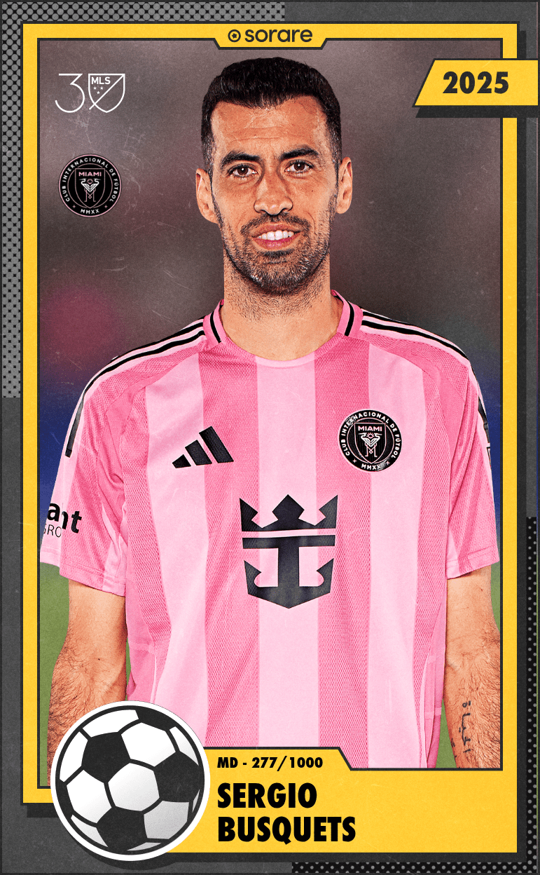 Sergio Busquets 2025-26 • Limited 277/1000