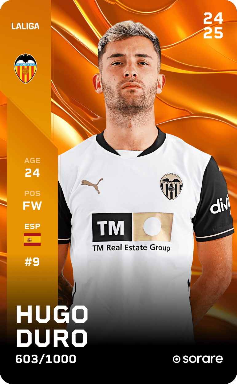 Hugo Duro 2024-25 • Limited 603/1000