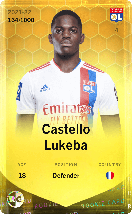 Castello Lukeba 2021-22 • Limited 164/1000