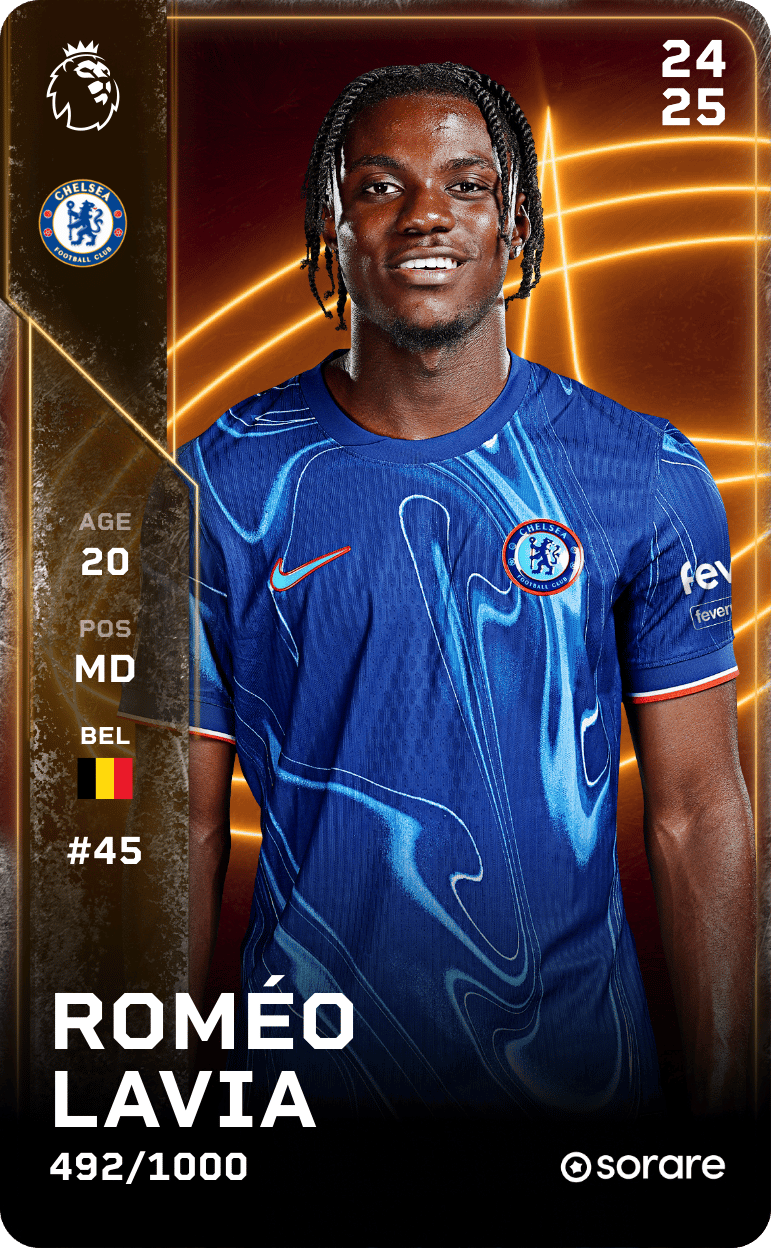 Roméo Lavia 2024-25 • Limited 492/1000