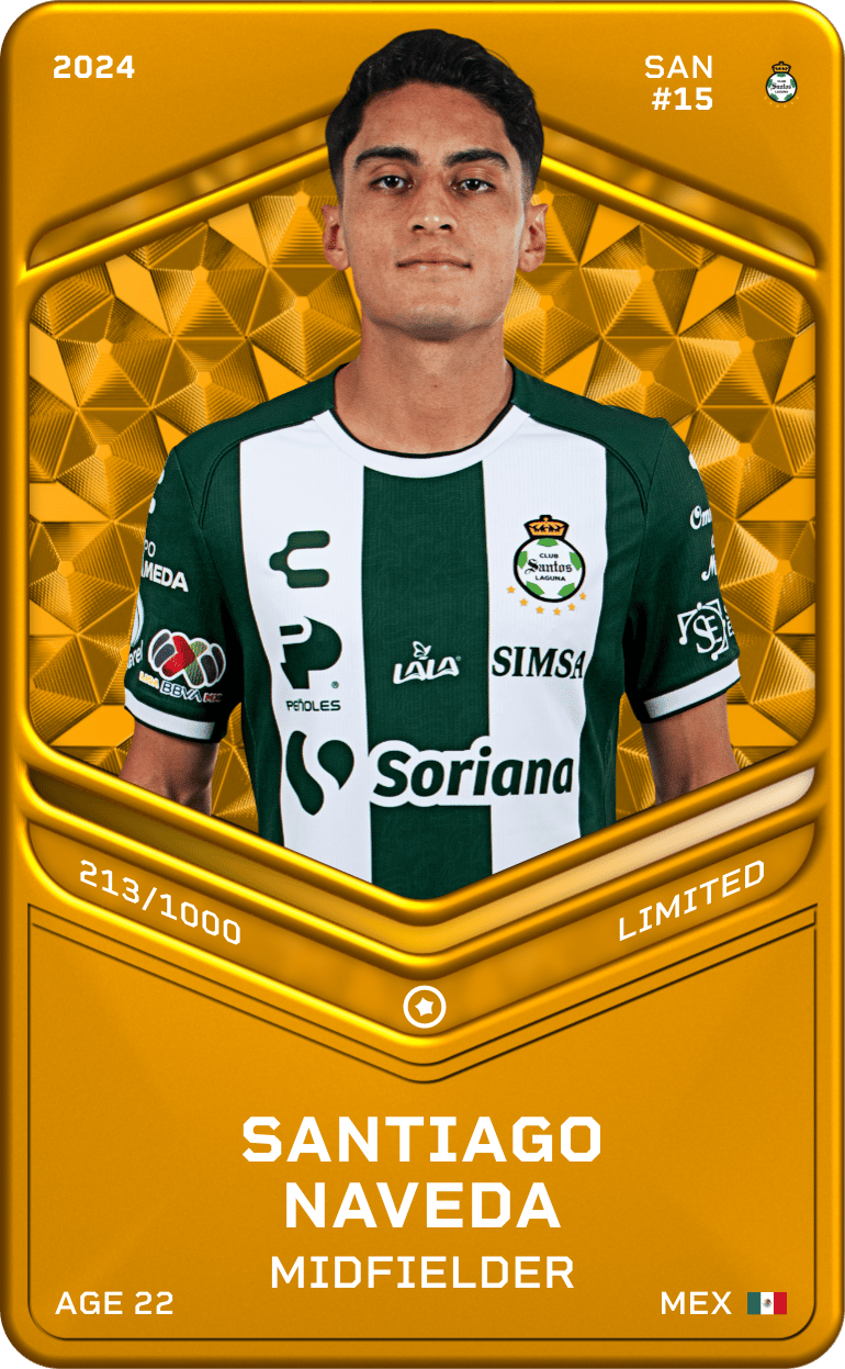 Santiago Naveda 2024-25 • Limited 213/1000